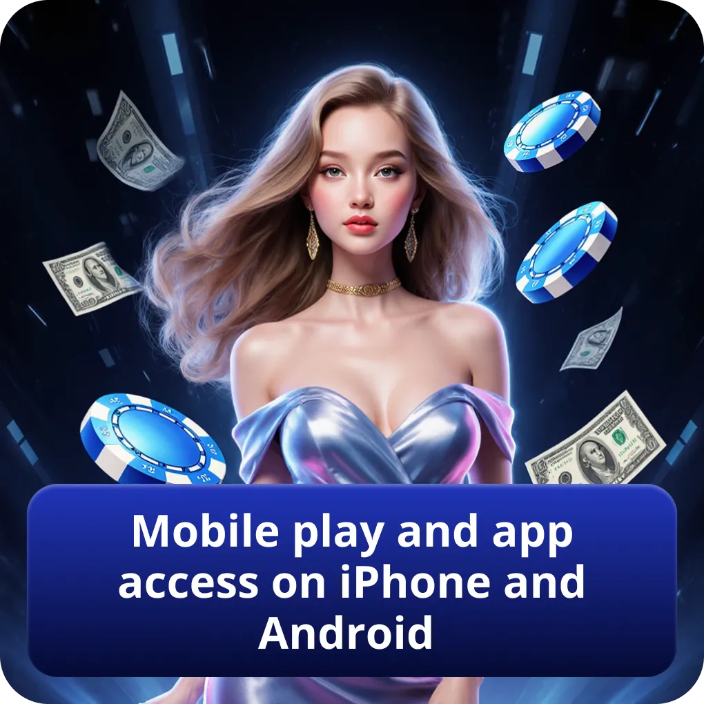 Mobile play and app access on iPhone and Android