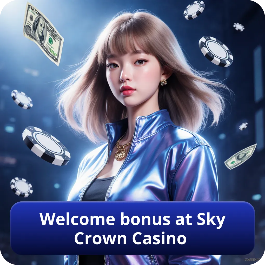 Welcome bonus at Sky Crown Casino
