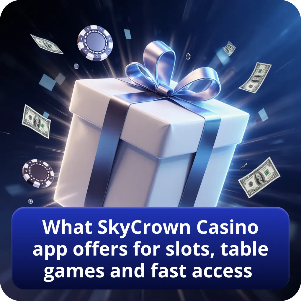 What Skycrown casino app offers for slots, table games and fast access