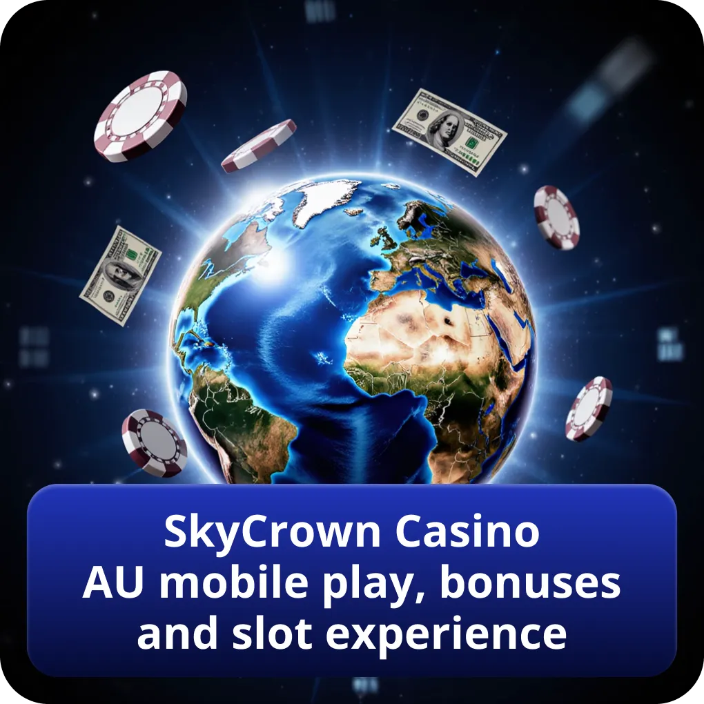 SkyCrown Casino AU mobile play, bonuses and slot experience