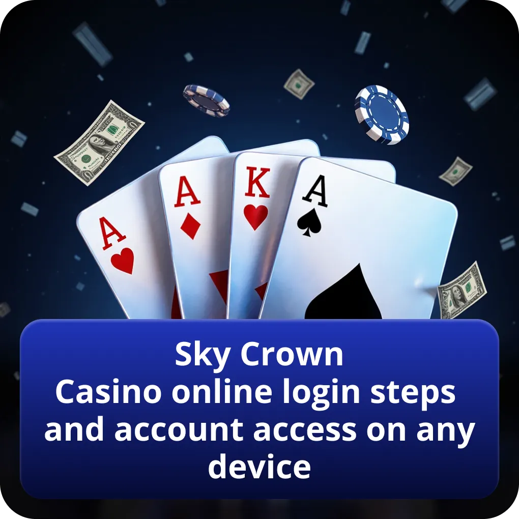 Sky Crown Casino online login steps and account access on any device